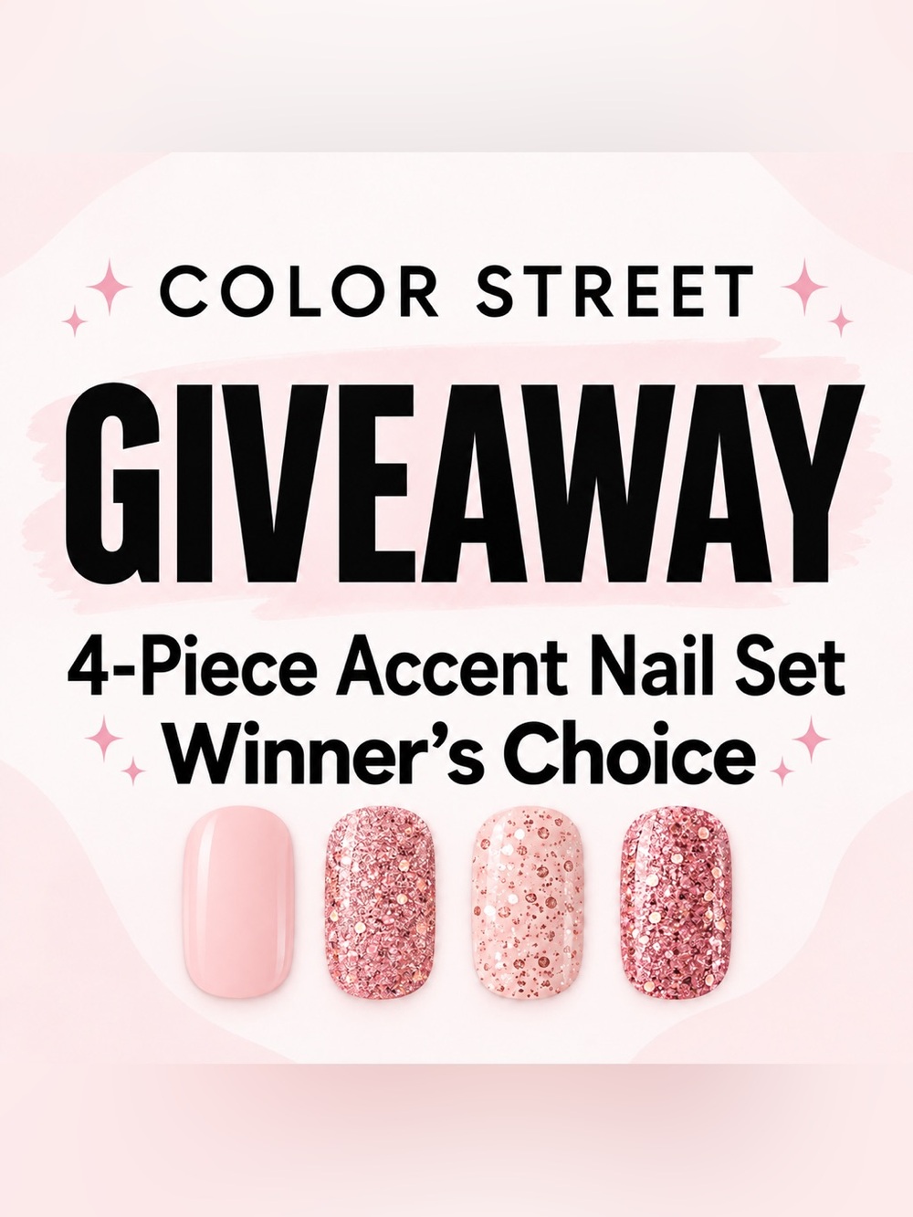 GIVEAWAY Color Street Accent Bundle Nail Strips Set You Choose!